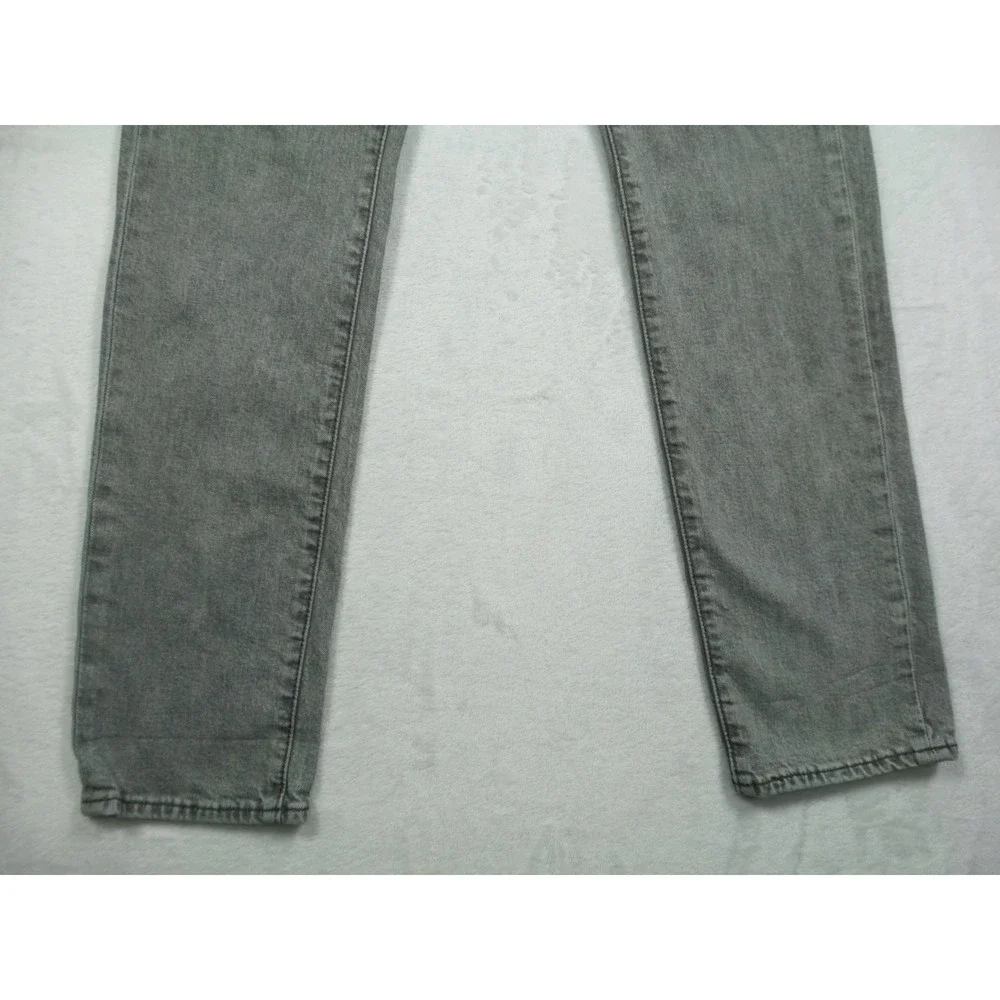 Levis Premium 511 Jeans Mens Size 30 x 32 Gray Denim‎ Slim Fit Straight Stretch